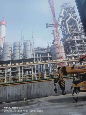 張家港沙鋼集團(tuán)450立方高爐烘爐工程